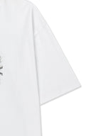 MATIN KIM CIRCLE LOGO TOP FOR MEN IN WHITE image 4