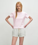 W BASIC TEE IN LIGHT PINK image 11