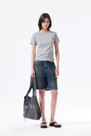 CARPENTER BERMUDA DENIM PANTS IN BLUE image 10