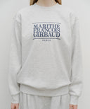 CLASSIC LOGO SWEATSHIRT IN LIGHT HEATHER GREY image 4