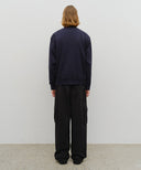 CLASSIC LOGO ONE TUCK CARGO SWEAT PANTS IN BLACK image 5