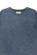 VINTAGE WASHED POCKET TOP FOR MEN IN CHARCOAL GREY image 3