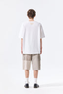 MATIN KIM CIRCLE LOGO TOP FOR MEN IN WHITE image 17