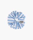CLASSIC LOGO STRIPE HAIR SCRUNCHIE IN BLUE image 6