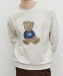 [REGEN] DOODLE BEAR SWEATSHIRT IN OATMEAL image 4