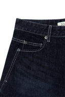 STITCH POINT DENIM SHORTS IN BLACK image 4