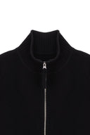 SPELL POINT STRIPE KNIT CARDIGAN IN BLACK image 9