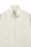BACK LOGO HIGH NECK JUMPER IN CREAM image 16