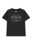 LETTERING GRAFFITI CREASE TOP IN BLACK image 1