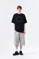 CAMOUFLAGE CARGO BERMUDA PANTS FOR MEN IN GRAY image 10