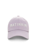 APPLIQUE FELT LOGO BALL CAP IN LILAC image 1