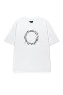 MATIN KIM CIRCLE LOGO TOP FOR MEN IN WHITE image 1