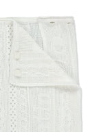 MESH LOGO WRAP MINI SKIRT IN WHITE image 13