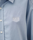 CLASSIC LOGO LINEN SHIRT IN SKY BLUE image 4