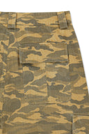 CAMOUFLAGE CARGO BERMUDA PANTS FOR MEN IN CAMEL image 6