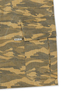 CAMOUFLAGE CARGO BERMUDA PANTS FOR MEN IN CAMEL image 5