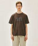 CLASSIC LOGO TEE IN BROWN image 10