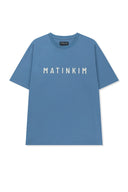 APPLIQUE FELT LOGO TOP FOR MEN IN BLUE image 2