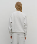 CLASSIC LOGO SWEATSHIRT IN LIGHT HEATHER GREY image 20