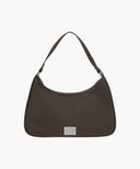 CLASSIC LOGO HOBO BAG IN BROWN image 8