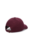 REGULAR LOGO STITCH BALL CAP IN BURGUNDY