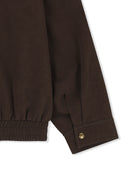 UNI HIGHNECK SUEDE JUMPER IN BROWN