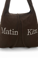 LOGO POINT ROUND ECOBAG IN IVORY