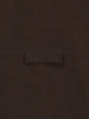UNI HIGHNECK SUEDE JUMPER IN BROWN