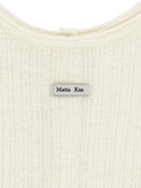 2WAY SHEER PULLOVER IN IVORY