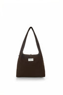 LOGO POINT ROUND ECOBAG IN IVORY