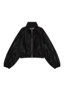 MATIN COATING CROP BLOUSON IN BLACK image 2