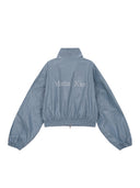 MATIN COATING CROP BLOUSON IN LIGHT BLUE image 1
