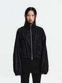 MATIN COATING CROP BLOUSON IN BLACK image 5