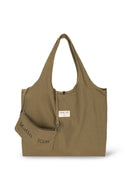MATIN CRACKED LOGO ECOBAG IN KHAKI