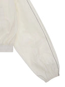 MATIN COATING CROP BLOUSON IN IVORY