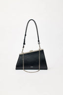 FRAME TWO WAY CHAIN BAG IN BLACK